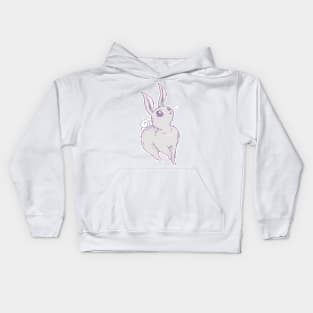 Pondering Bunny Kids Hoodie